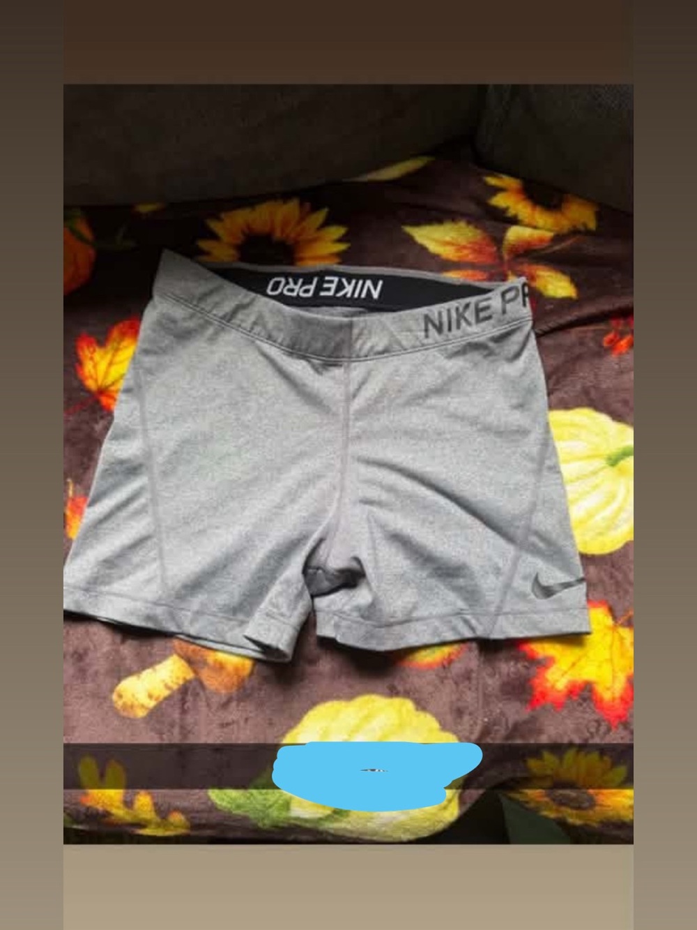 Nike Pro Women's Grey Performance Bike Shorts